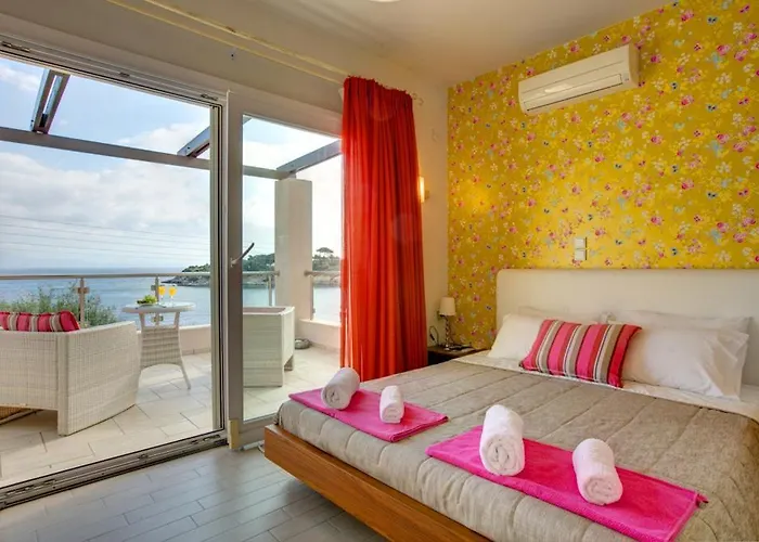 Villa Terra Del Nonno With Sea Views & Pool Gaios